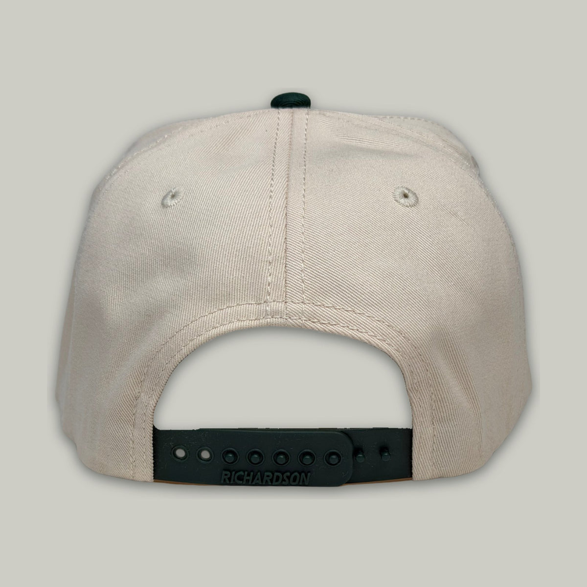 Northwest Stories Champ hat in cream and green, back